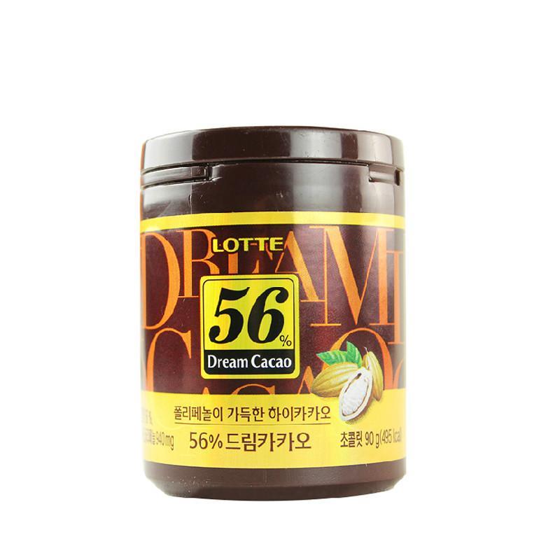 乐天牌56%罐巧克力90g