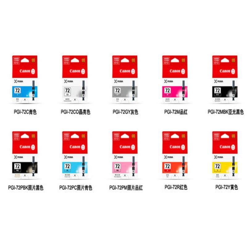 佳能(Canon) PGI-72 系列墨盒 10色套装(适用PRO-10)图片