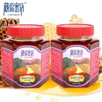藏原蜜语 高原土蜂蜜野生百花蜜糖500g*2瓶 天然无添加