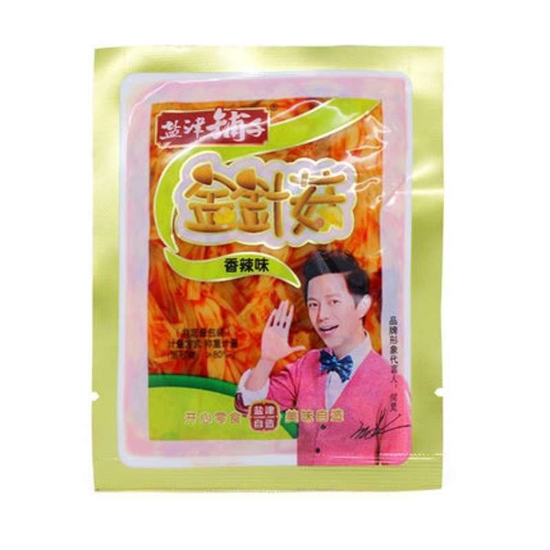 盐津铺子 香辣金针菇200g*2包 美味零食图片
