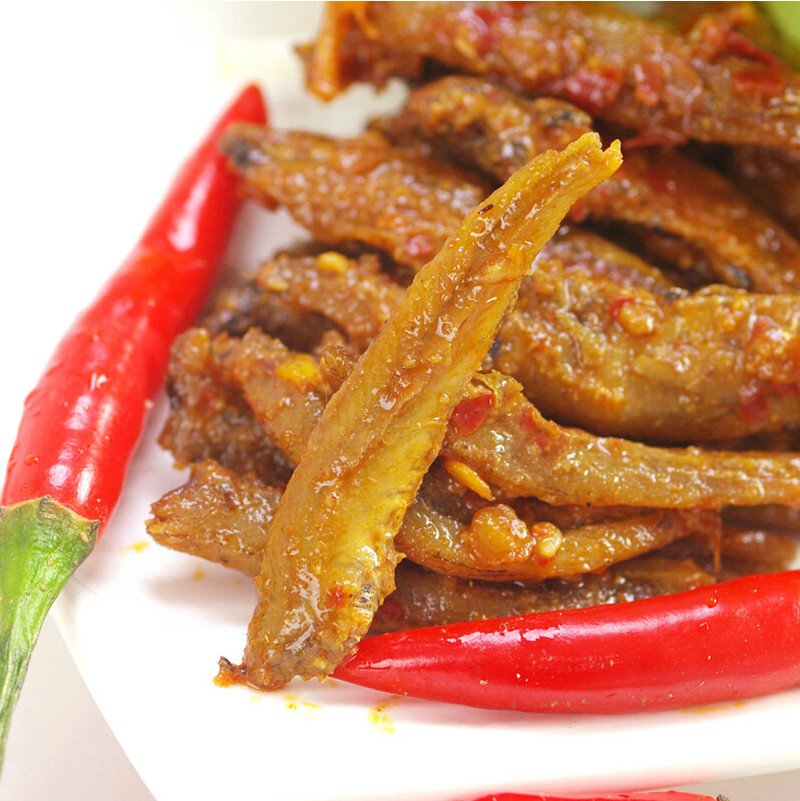 盐津铺子小银线鱼东江鱼仔500g 酱汁味 美味零食参数