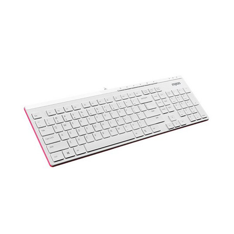 雷柏 N7000有线USB巧克力商务 办公 多媒体静音键盘