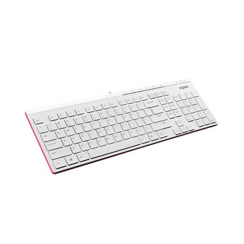 雷柏 N7000有线USB巧克力商务 办公 多媒体静音键盘