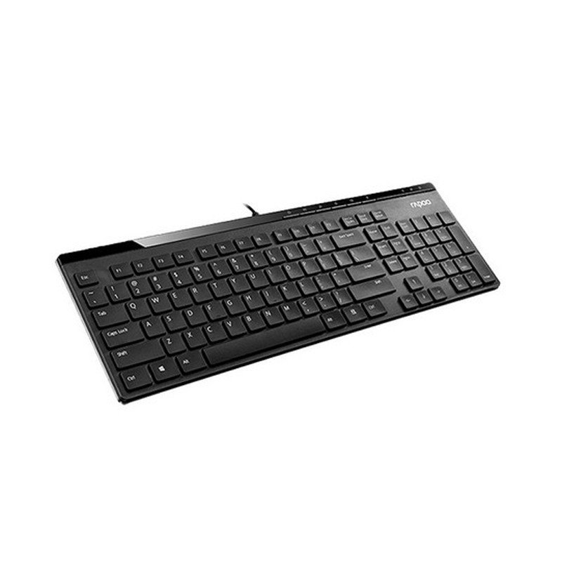 雷柏 N7000有线USB巧克力商务 办公 多媒体静音键盘