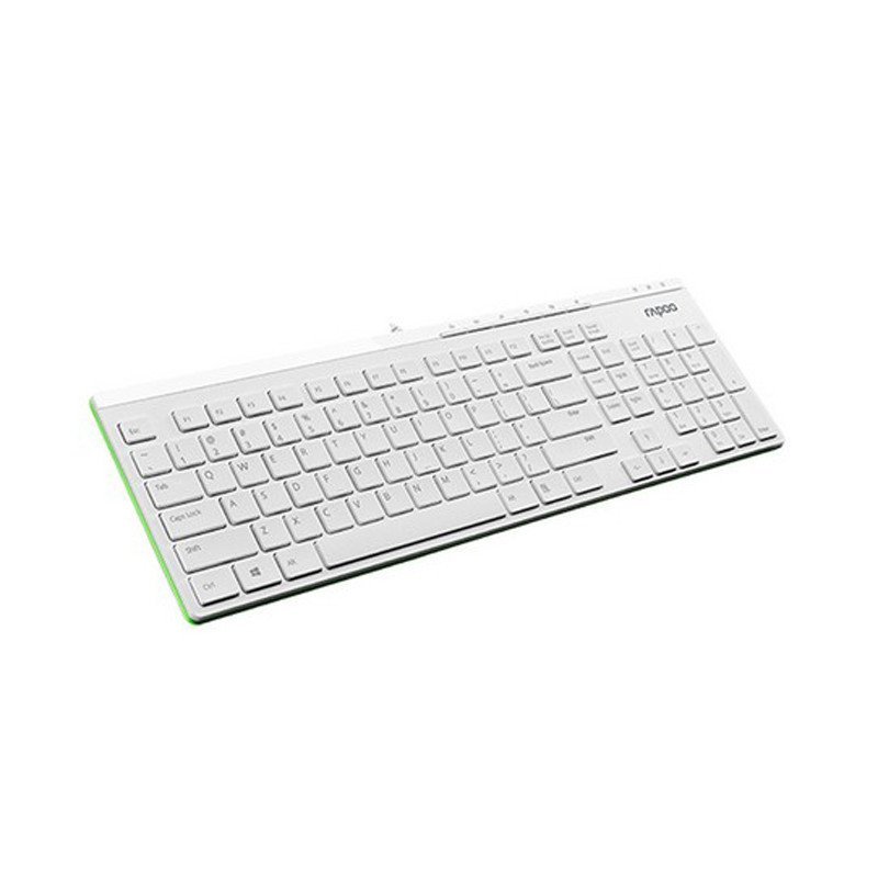 雷柏 N7000有线USB巧克力商务 办公 多媒体静音键盘