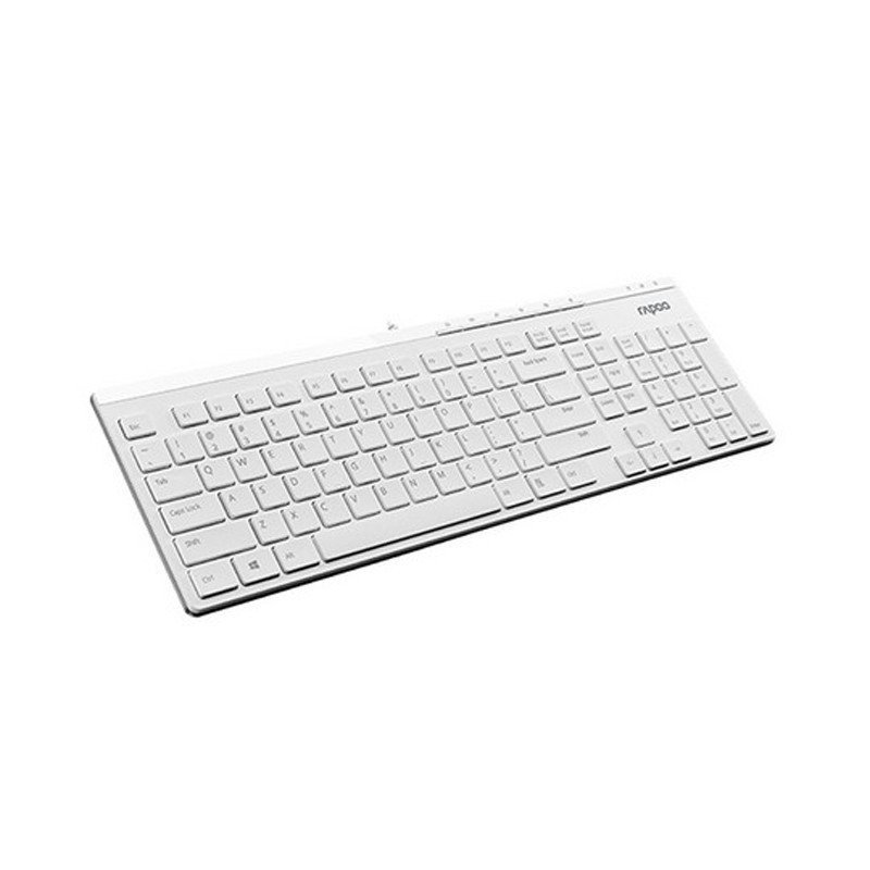 雷柏 N7000有线USB巧克力商务 办公 多媒体静音键盘