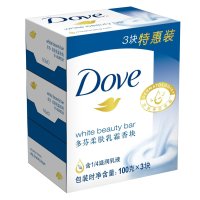 Dove/多芬香皂柔肤乳霜香块100g*3块装 香皂洁面皂