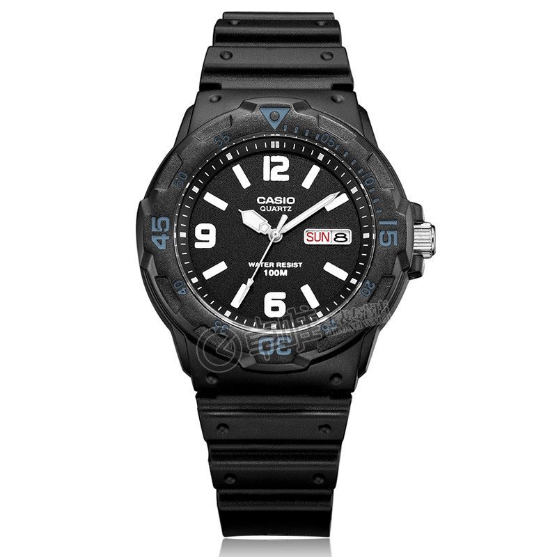 卡西欧手表男士学生运动石英表casio正品防水男表mrw200h1b