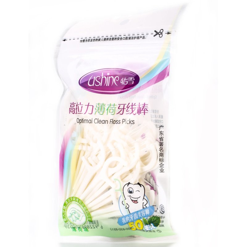 怡雪高拉力薄荷牙线棒Y5053