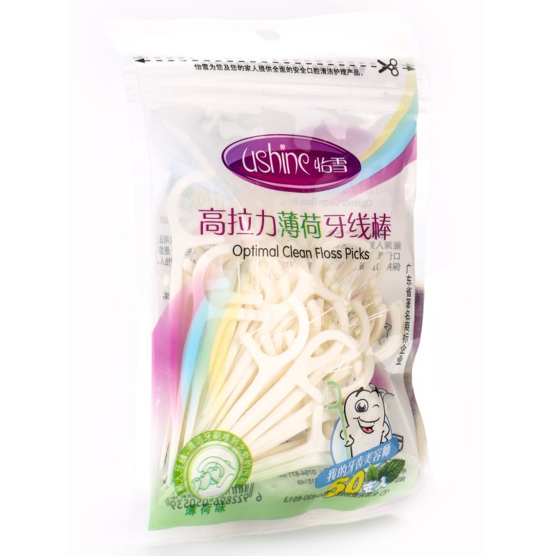 怡雪高拉力薄荷牙线棒Y5053