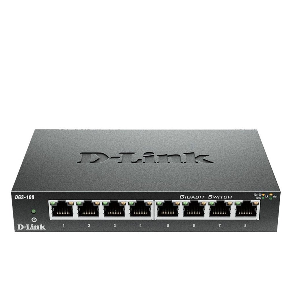 友讯网络 D Link 交换机dgs 108 友讯 D Link Dgs 108 8口全千兆铁壳非网管以太网交换机1000m网络监控分线器防雷性 价格图片品牌报价 苏宁易购府城网络专营店