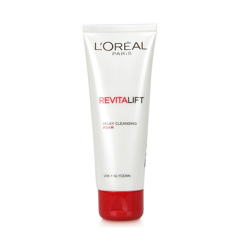 LOREAL 欧莱雅 复颜抗皱紧致提拉洗面奶100ml 深层清洁氨基酸保湿洁面膏 补水保湿收缩毛孔卸淡妆洗面奶