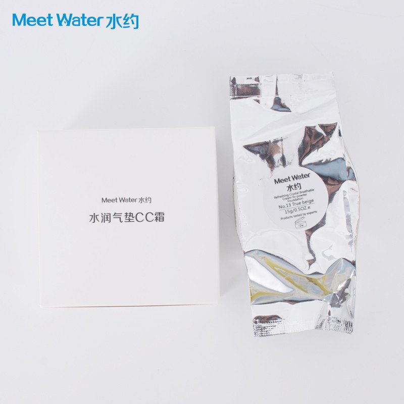 MEET WATER水约 水润气垫CC霜 15g 自然色 (BB霜升级版)