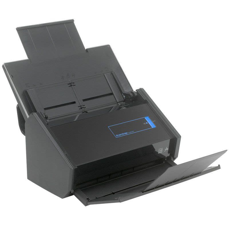 富士通(FUJITSU)ix500扫描仪高速双面自动进纸无线WiFi传输馈纸式扫描仪 黑色图片