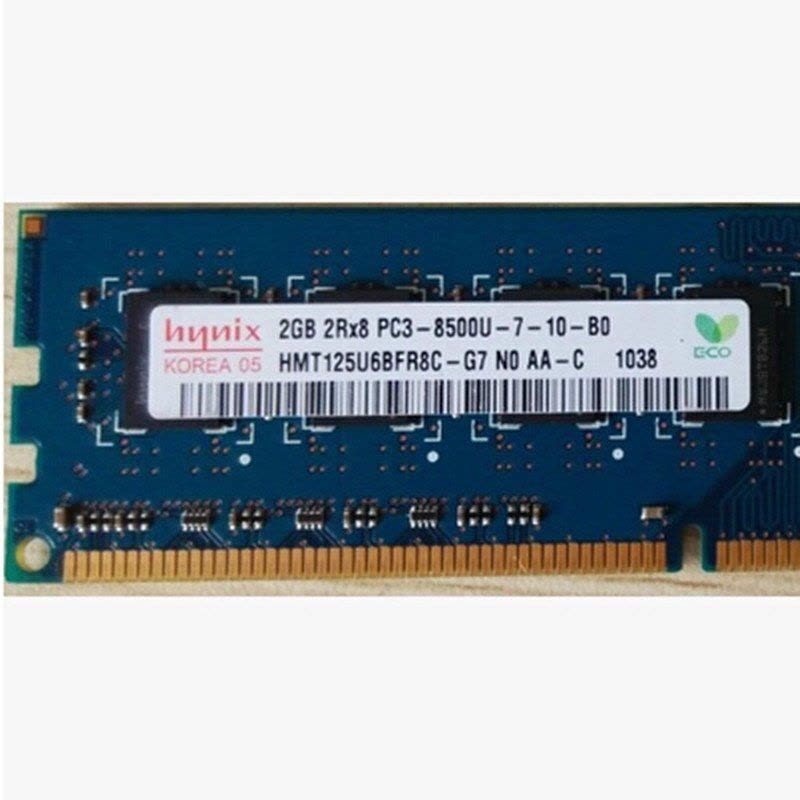 现代(HYUNDAI)海力士 2G DDR3 1066 1067台式机内存条 PC3-8500U图片