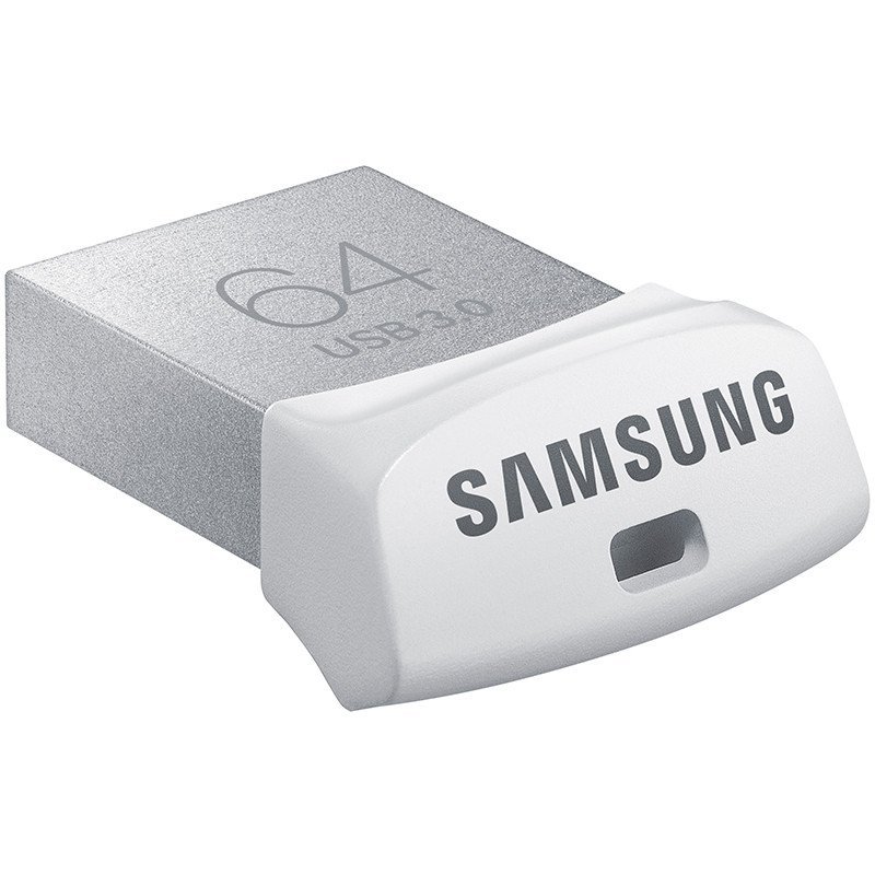 三星(SAMSUNG)FIT系列 64G 金属五防 车载迷你 USB3.0 高速闪存盘 U盘 MUF-64BB/CN