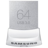 三星(SAMSUNG)FIT系列 64G 金属五防 车载迷你 USB3.0 高速闪存盘 U盘 MUF-64BB/CN