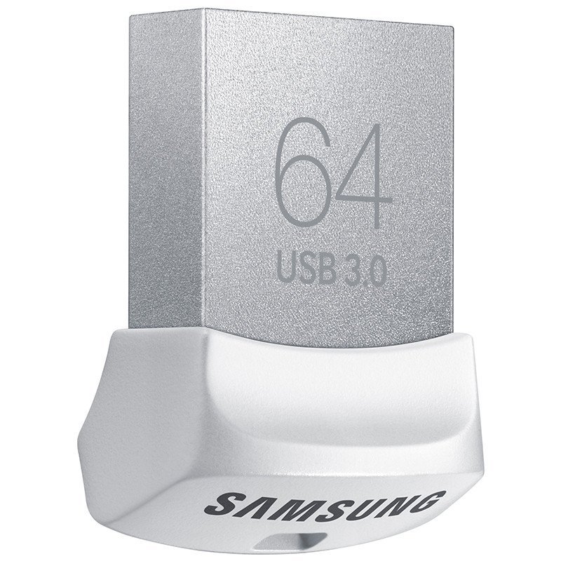 三星(SAMSUNG)FIT系列 64G 金属五防 车载迷你 USB3.0 高速闪存盘 U盘 MUF-64BB/CN