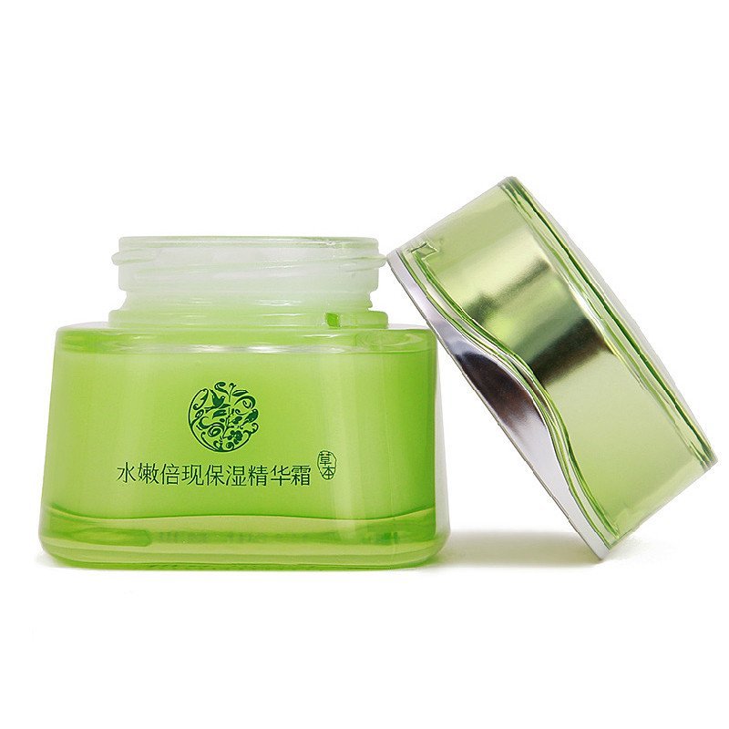百雀羚 水嫩倍现保湿精华霜 50g（保湿补水男女通用面霜）PECHOIN