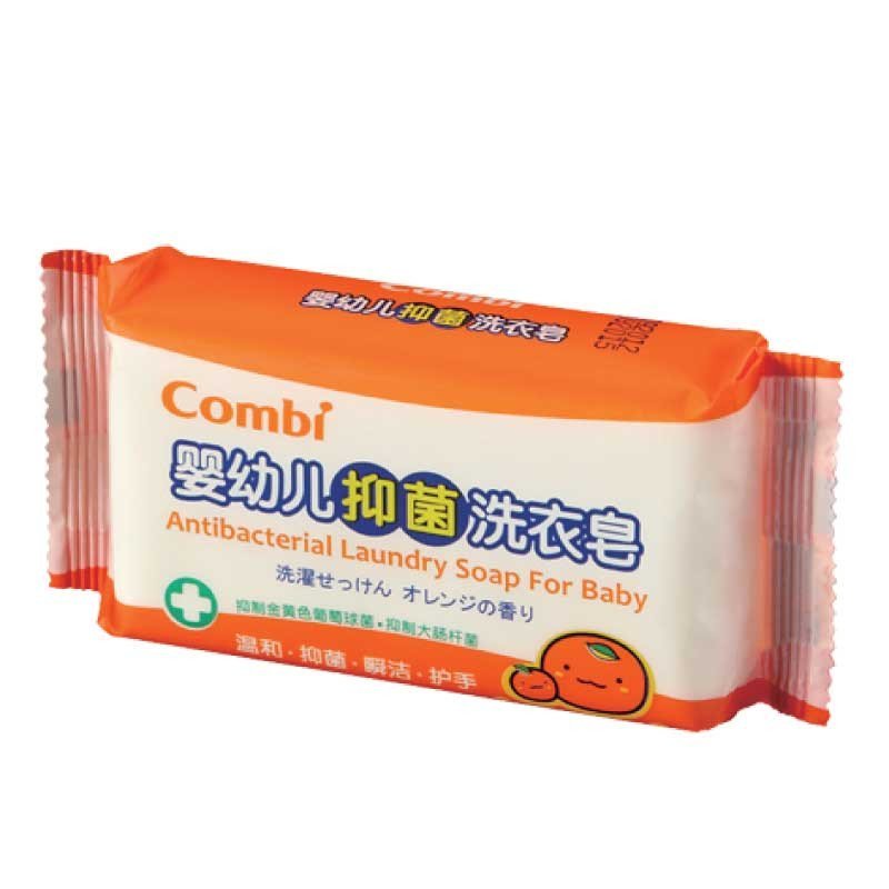 Combi康贝 婴幼儿抑菌洗衣皂(柑橘)促销装(3枚入) 9102