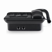 摩托罗拉(MOTOROLA) CT420C普通家用/办公话机来电显示电话机商务办公有绳座机 (黑色)