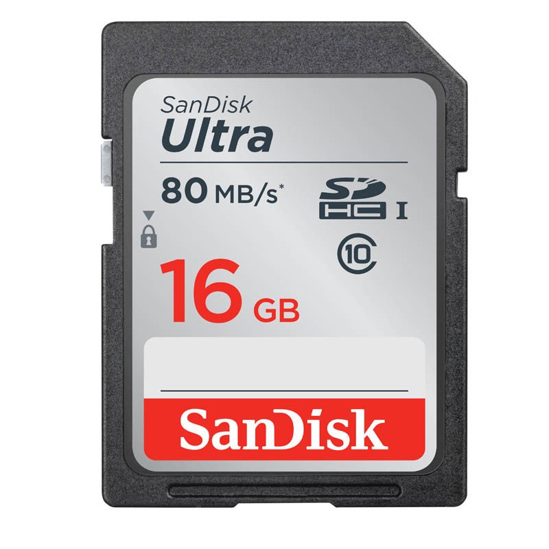 SANDISK(闪迪)SD 16G-NC(80M/S)Ultra系列存储卡高清大图