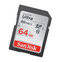 闪迪（SanDisk）64GB SD卡 读速80MB/s UHS-I存储卡 Class10 相机储存卡