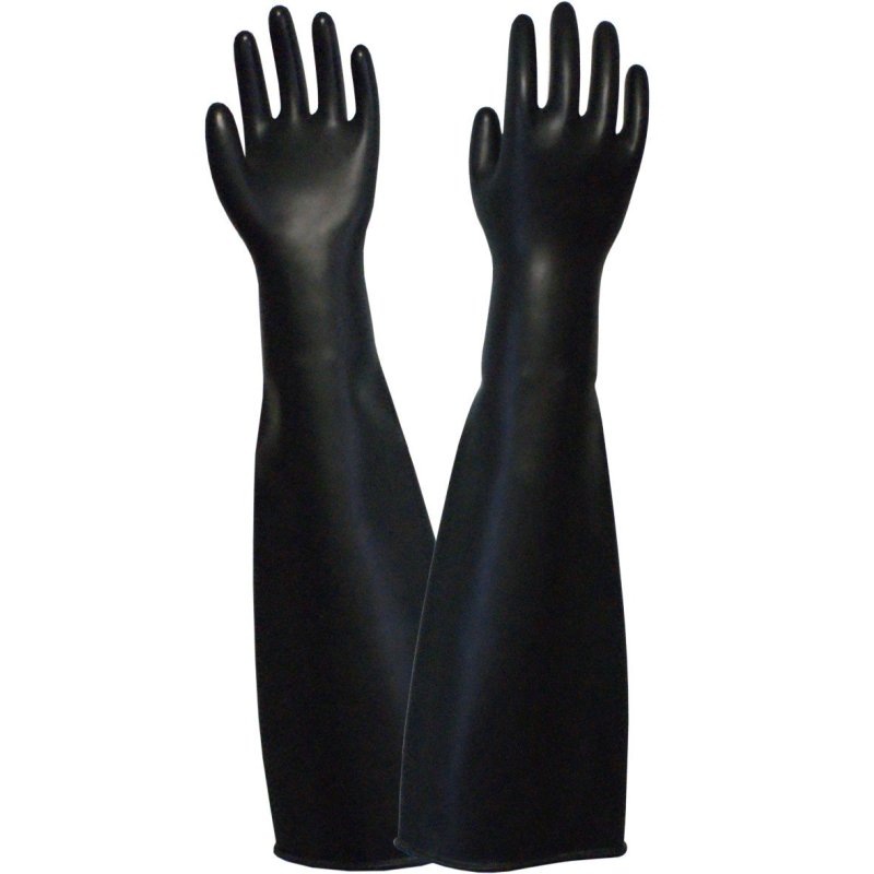 dpl10221超长重型防化手套耐磨损高性能的抗化学性能