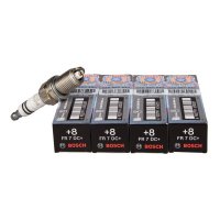 博世（BOSCH）钇金火花塞FR7DC+ 4支装(爱丽舍/毕加索/旗云/风云/索纳塔/标致/捷达/宝来)