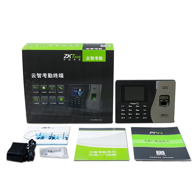 ZKTeco/熵基科技PT600云智考勤 异地考勤联网 指纹式考勤机 打卡机 签到机