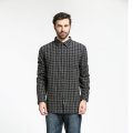 【美国直采 官方正品】Calvin Klein男士棉质长袖衬衫 41WM147 酒红色