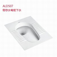 箭牌ARROW 蹲便器水箱套装整套 陶瓷蹲坑蹲厕ALD507前排水配AS108水箱 带存水弯前下水套装ALD507