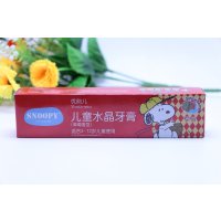 snoopy史努比50g儿童水晶牙膏（草莓 甜橙 葡萄 苹果）