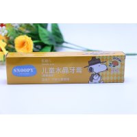 snoopy史努比50g儿童水晶牙膏（草莓 甜橙 葡萄 苹果）