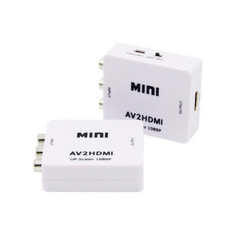 AV转HDMI转换器 连接线 RCA转HDMI 机顶盒转电视 显示器HDMI