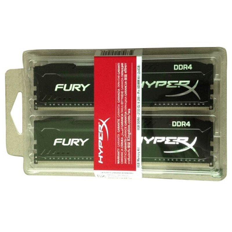 金士顿（Kingston）骇客神条 Fury系列 DDR4 2133 8GB(4GBx2)台式机内存条