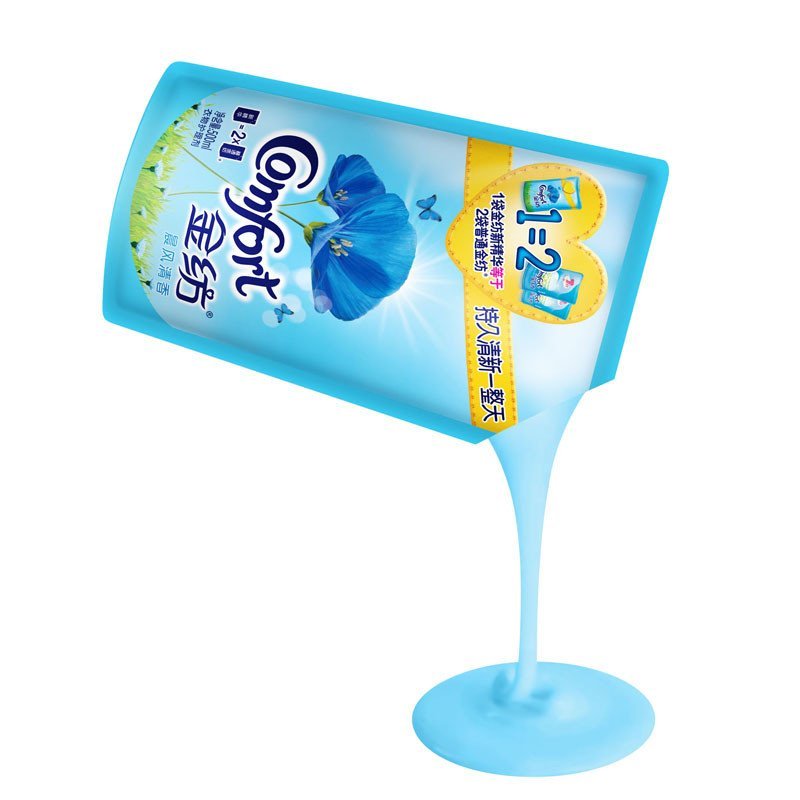 [苏宁易购超市]金纺新精华系列晨风清香衣物护理剂500ml立袋装