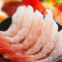 怡鲜来 北极甜虾刺身30尾 去头去壳 日式刺身料理 即食 赠送芥末酱油