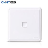 正泰开关插座 NEW1C 明装墙壁开关 电脑插座面板 明装电脑网线插