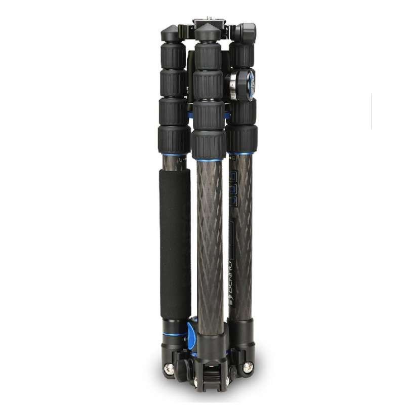 BENRO 百诺 GC269TV2 碳纤维旋钮式三脚架套装 折合高度420mm 承重16KG