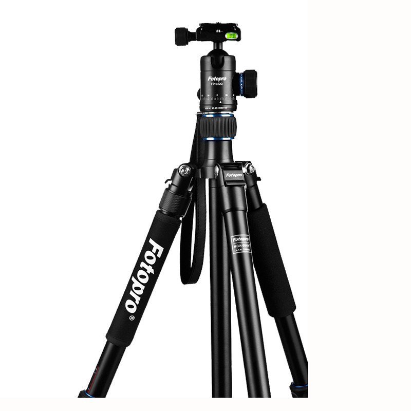 富图宝(Fotopro) MGA-584N+FPH-52Q单反摄影便携铝合金三脚架全景云台套装
