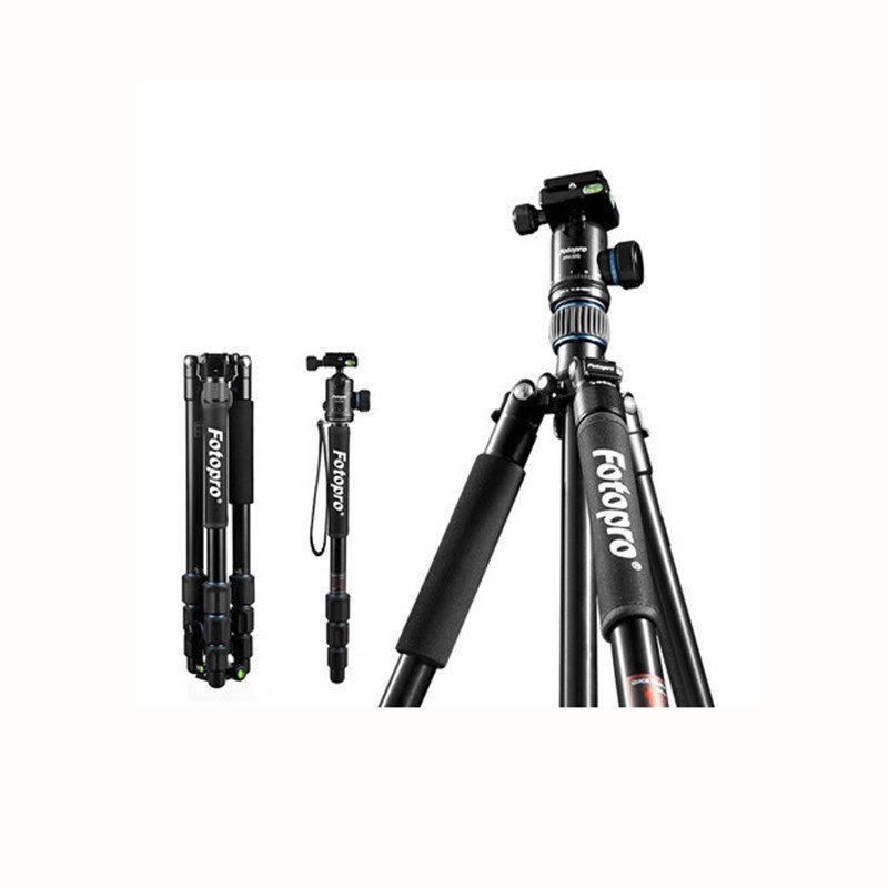 富图宝(Fotopro) MGA-584N+FPH-52Q单反摄影便携铝合金三脚架全景云台套装