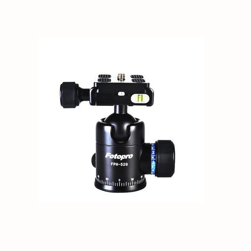 富图宝(Fotopro) MGA-584N+FPH-52Q单反摄影便携铝合金三脚架全景云台套装