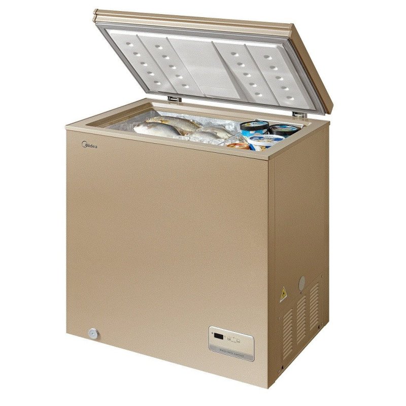 美的(Midea)BD/BC-142KEM 142升 节能静音 大冷冻力 宽幅变温 家用商用卧式冷柜冰柜