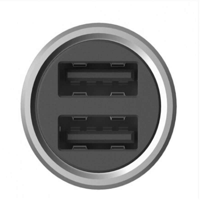 小米(MI)车载充电器 全金属外观 智能 双USB输出 快充图片
