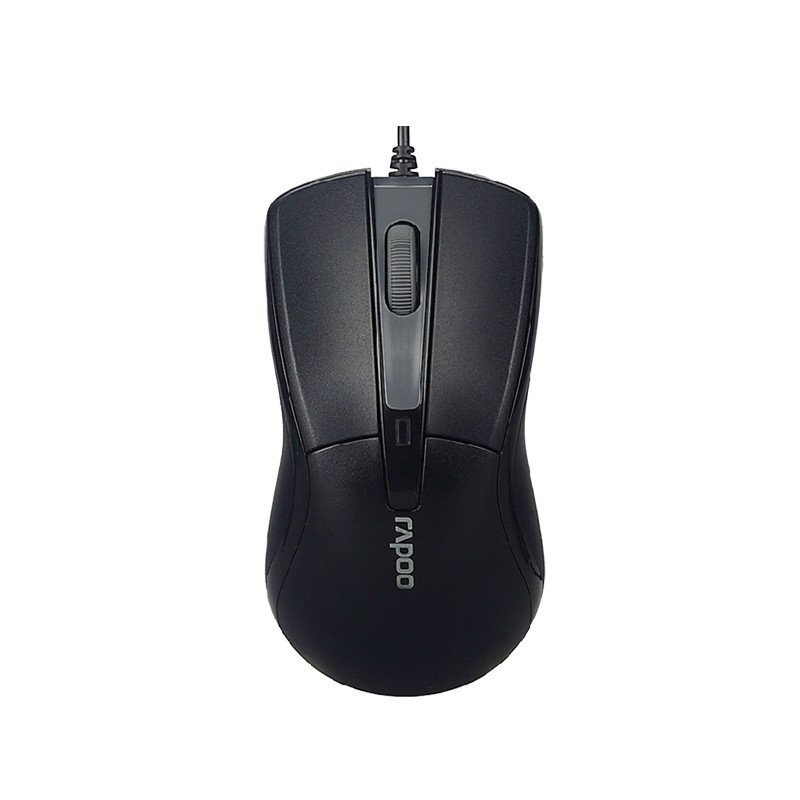 雷柏(Rapoo)M120 黑色 有线光电usb台式机笔记本电脑家用游戏商务办公鼠标
