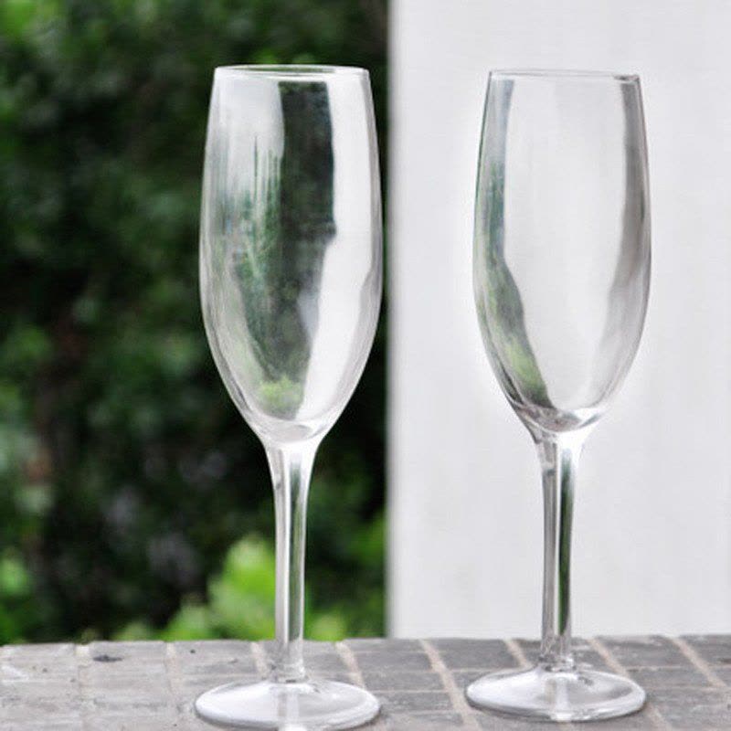 莱珍斯创意钢化玻璃笛形香槟杯高脚杯玻璃杯鸡尾酒酒杯创意家居图片