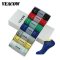 VEACOW [7双装] 男士袜子运动休闲时尚船袜 透气星期袜 颜色随机发货