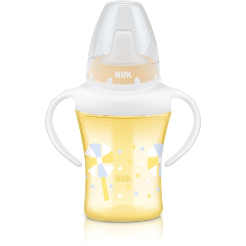 NUK pp 宽口 双柄透明学习软鸭嘴杯200ml 6个月以上