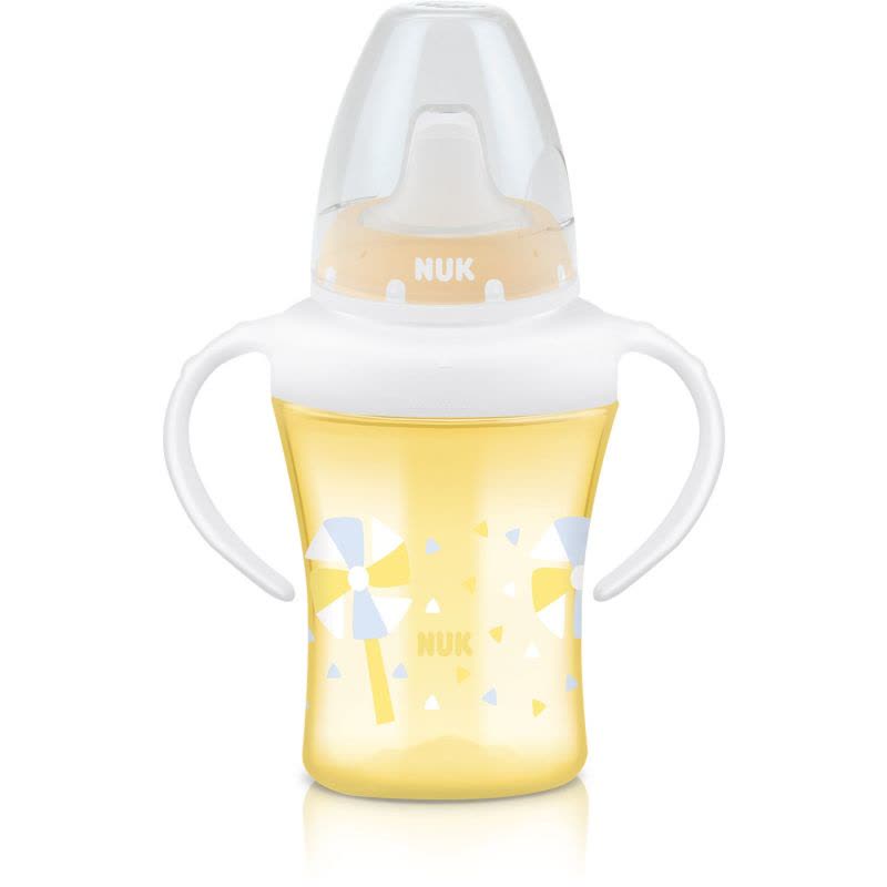 NUK pp 宽口 双柄透明学习软鸭嘴杯200ml 6个月以上图片